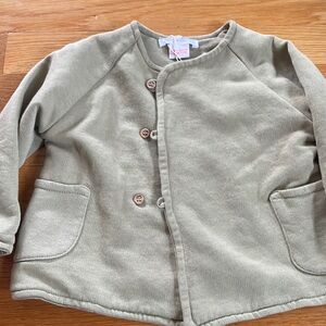 Zara Cotton Sweater Jacket 9-12 months